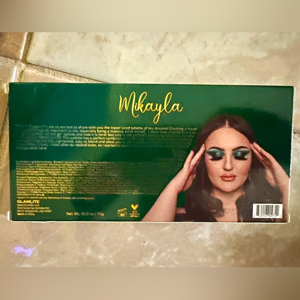 COPY - New Mikayla x Glamlite Paht 2 Eyeshadow Palette 10 Shades